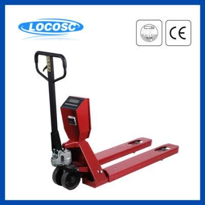 1ton 2.5 Ton Handle Weighing Pallet Truck Scale