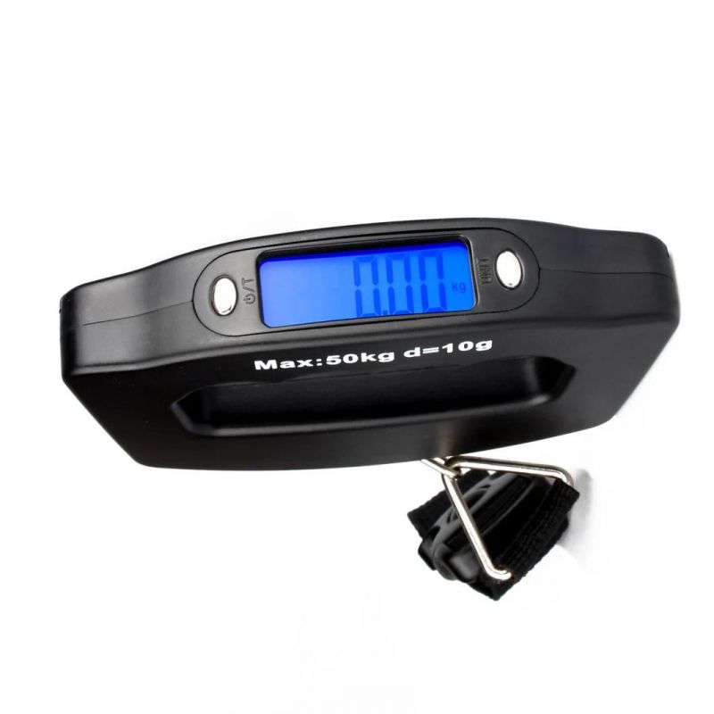 Portable Plastic Digital Travel Luggage Weighing Digital Suitcase Scale 50kg