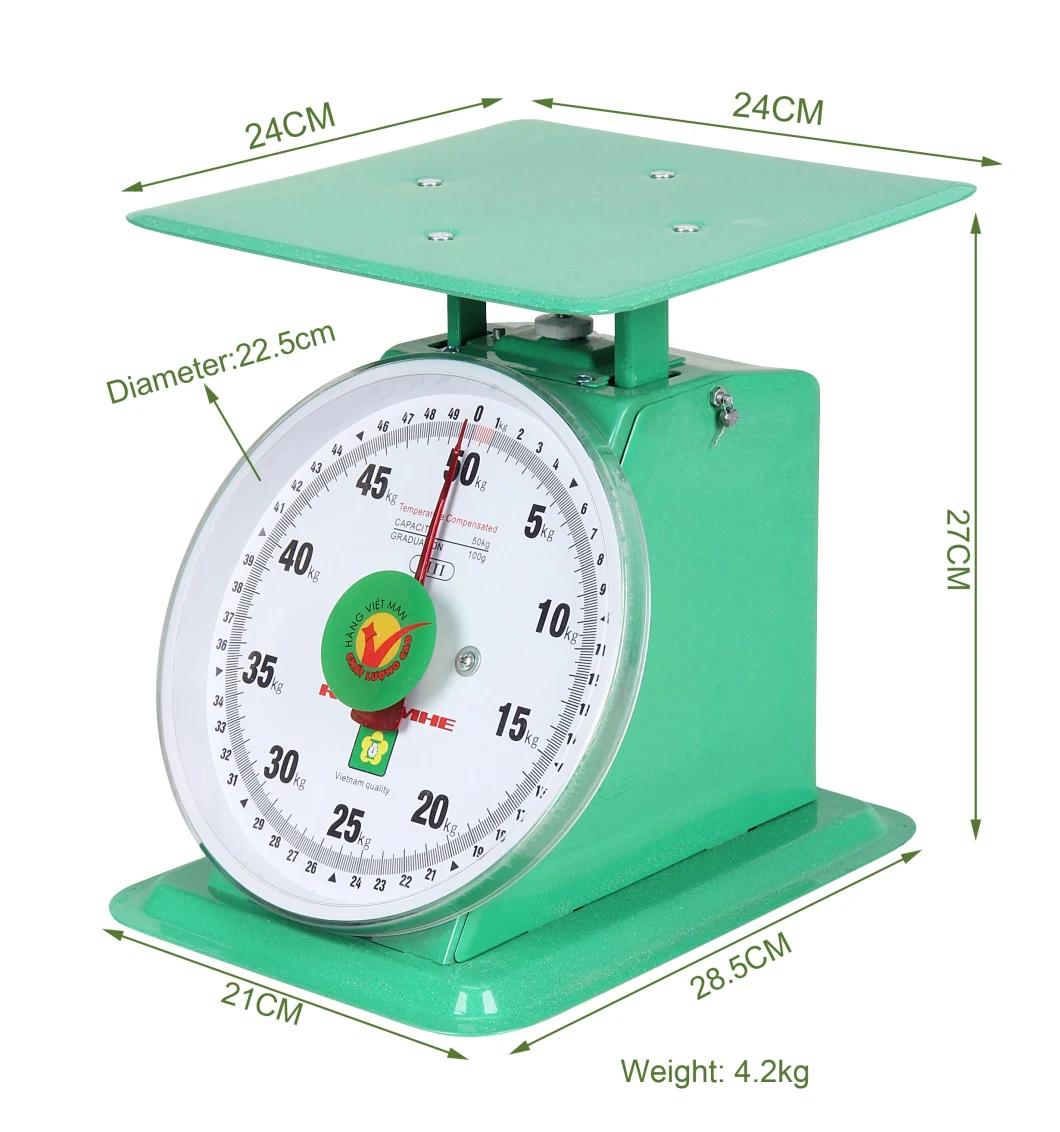 Good Quality Durable Mechanical Dial Weighing Spring Scale with Tray