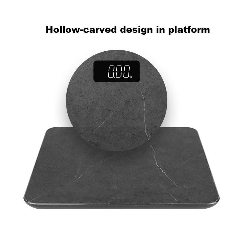 Electronic Body Scale with Hollow-Carved Platform