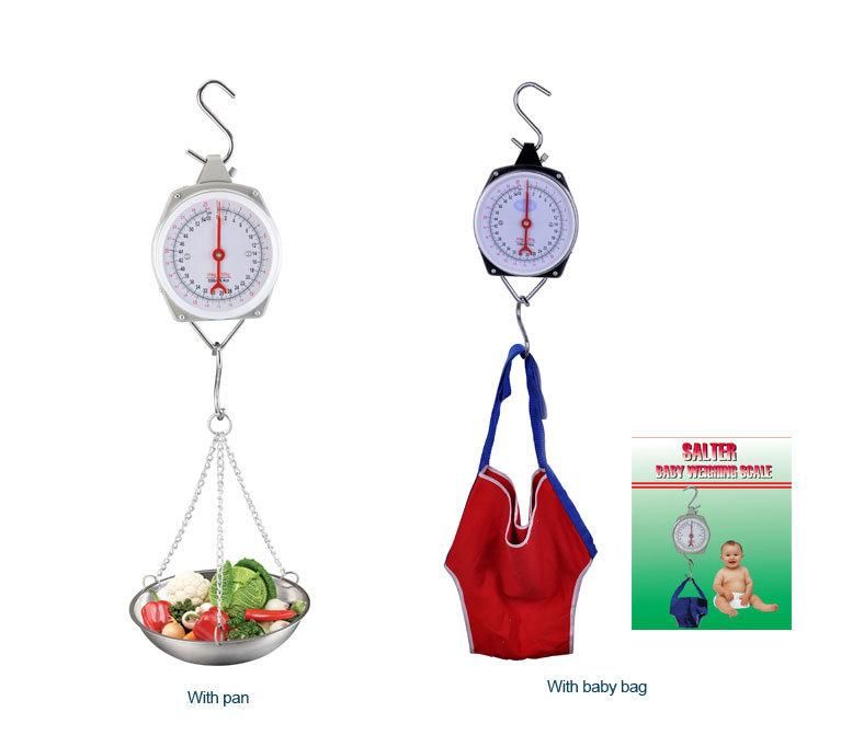 Spring Brass Hanging Scales and Dial Round Hanging Scales