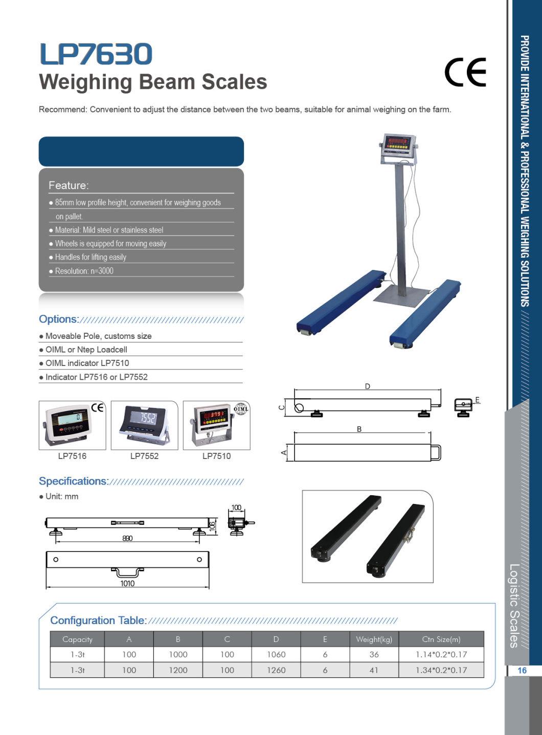 High Quality Stainless Steel Electronic Floor Scale for Scale