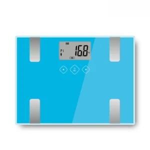 Electronic Glass Body Fat Scale with Plastic Frame for Using Safety