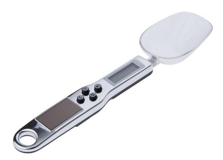 Solar Powered Spoon Scale 500g 0.1g High Quality Digital Measuring Kitchen Digital Spoon Scale