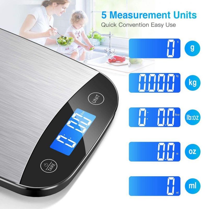 Mini Coffee Scale Electronic Kitchen Weighing Scale with Time Counting