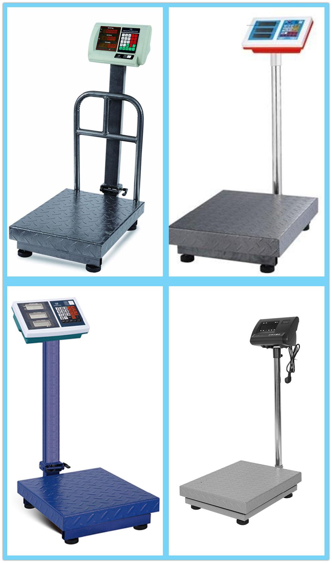 Platform Weighing Scale with Printer Capacity 50 Kg 100 Kg 200 Kg 300 Kg 6000kg Label Printing Platform Weighing Scale