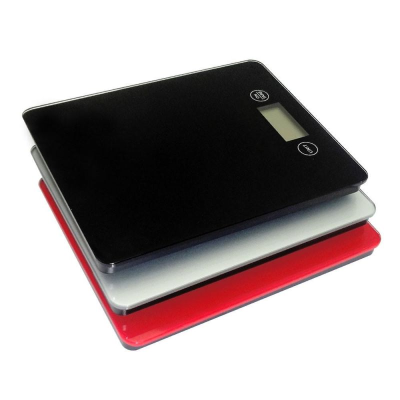 New Arrival Popular Black Tempered Glass Kitchen Scale