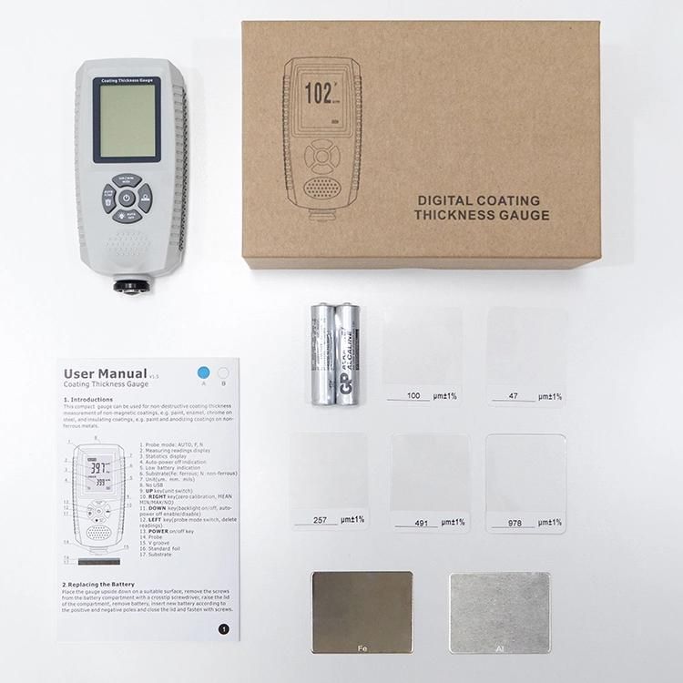 Ec-500A Coating Thickness Measurement Automotive Paint Detector