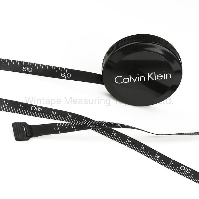 Retractable Round Elastic Company Logo Plastic Medical Ruler (RT-138)