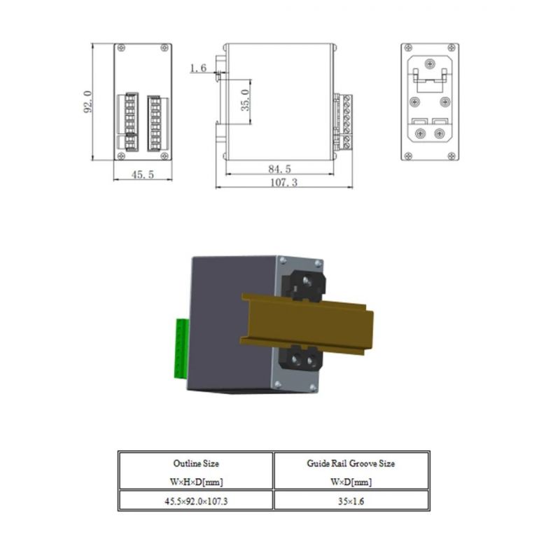 Supmeter Canbus Communication Guide Rail Type 24V Belt Weigh Feeder Controller