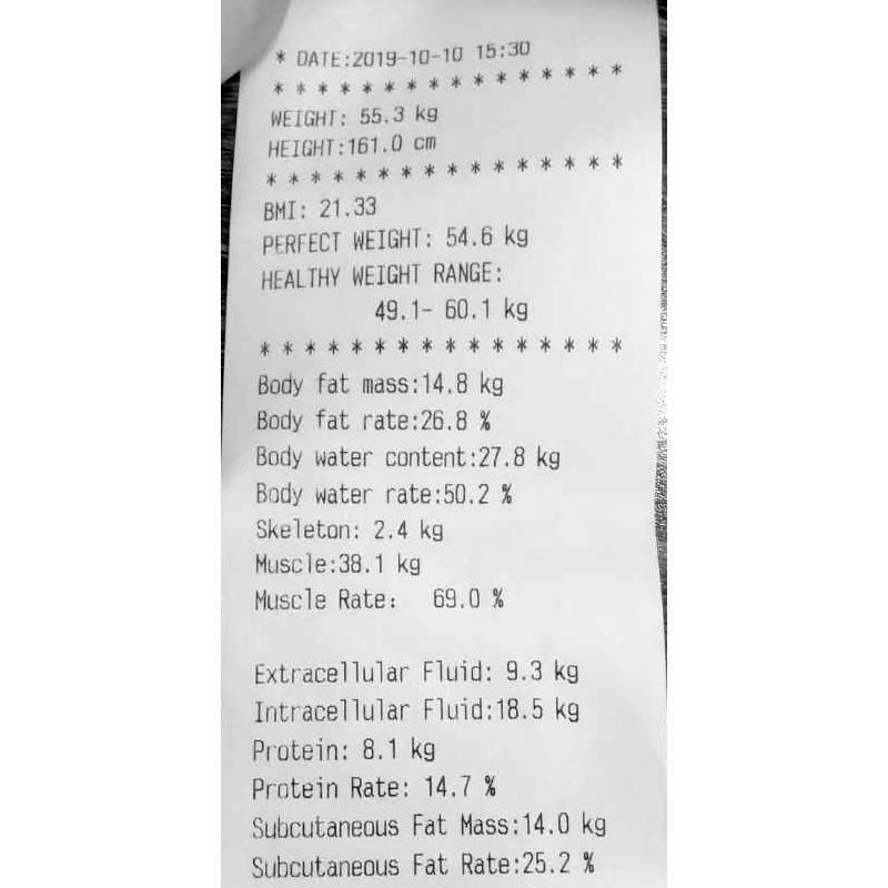 Composition Fat Analyzer Medical Body Scale