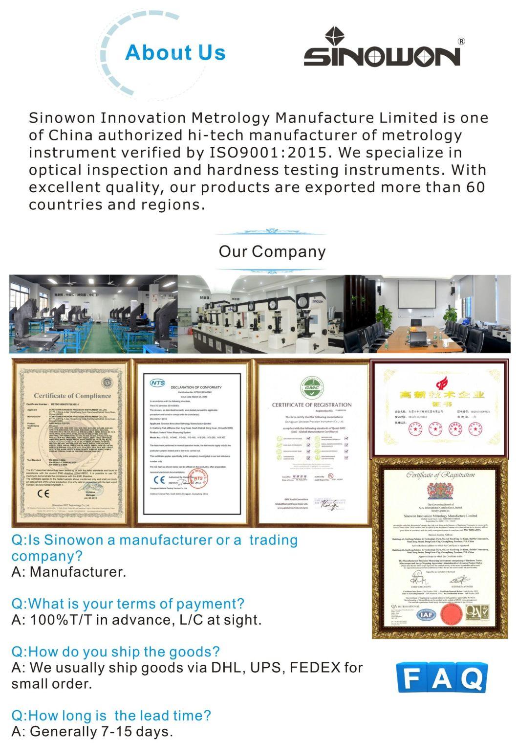 High Accuracy 3D Manual Vision Measuring Machine