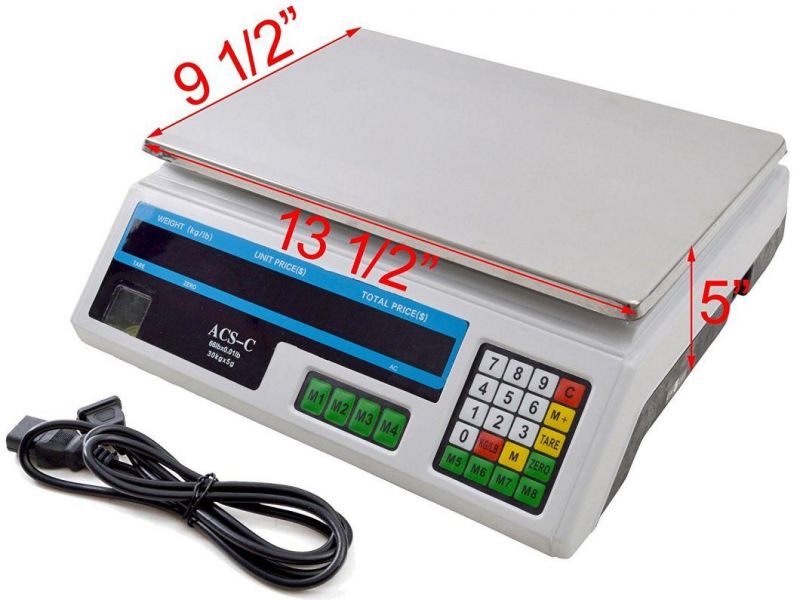 40kg Low Price Digital Electronic Weighing Scale Price Computing Scale