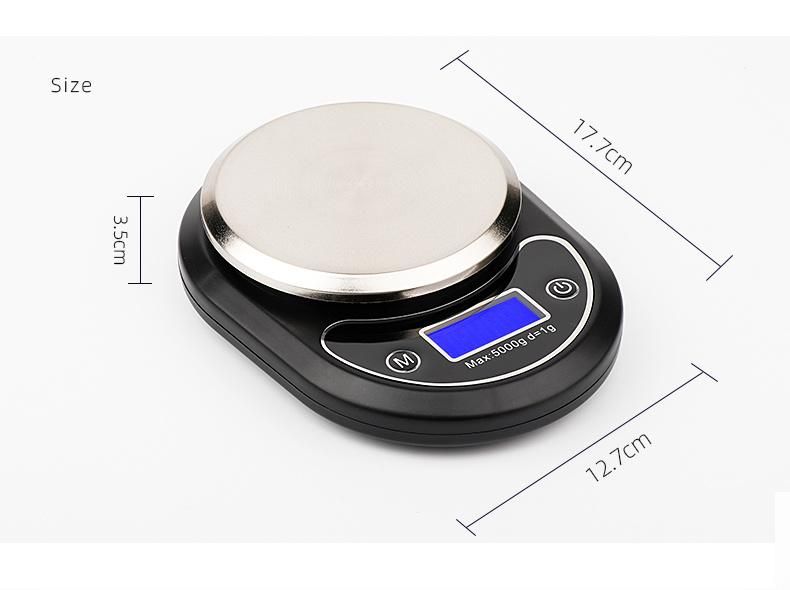 5kg New Design Electronic Balance Digital Kitchen Weighing Scale