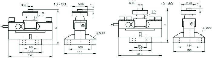 Digital Load Cells Dhm9bd10-30t for Truck Scale Zemic Brand with OIML and Ce Approved