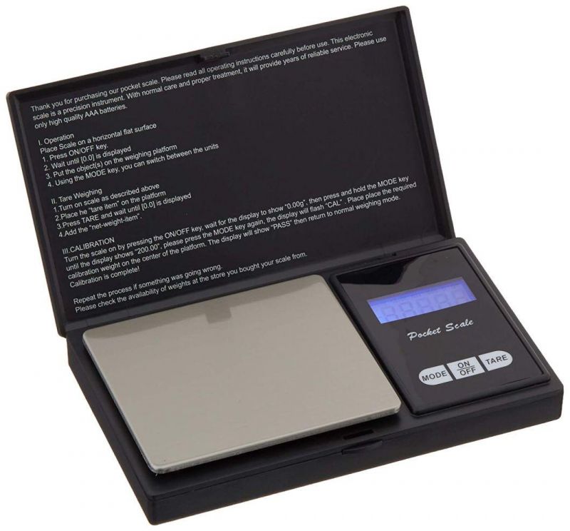 Ms-200 Color Mini 200g 0.01g Weighing Digital Pocket Scale