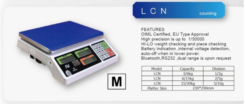 OIML Approved Counting Scale EU Type Approval