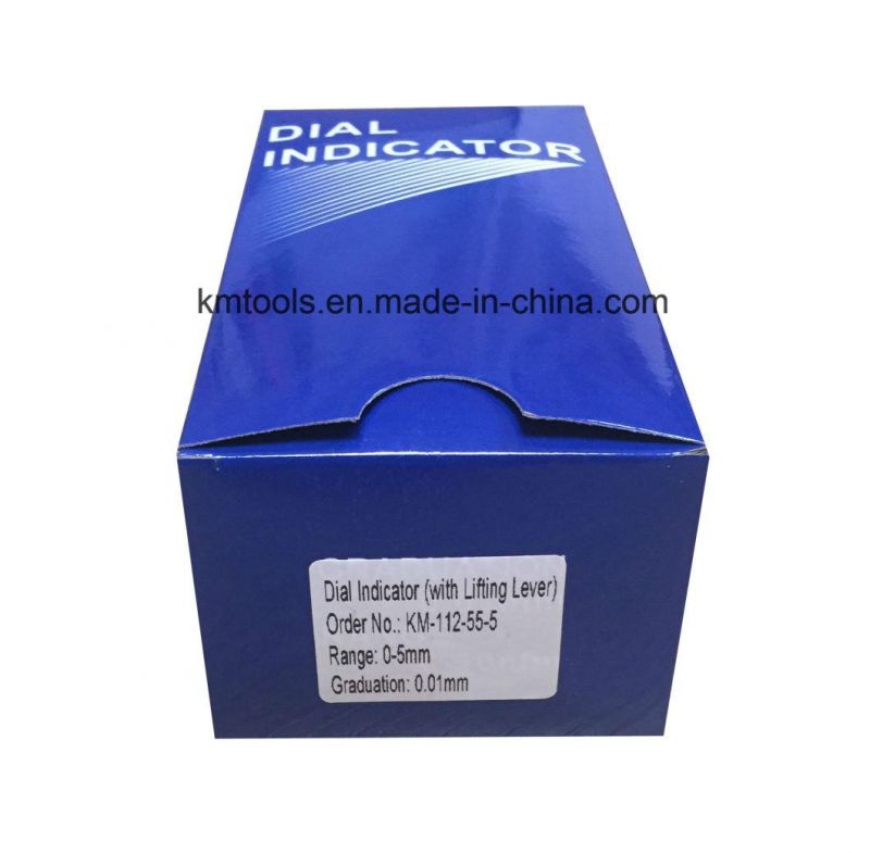 0-5mmx0.01mm Dial Indicator Gauge with Lifting Lever Measuring Device