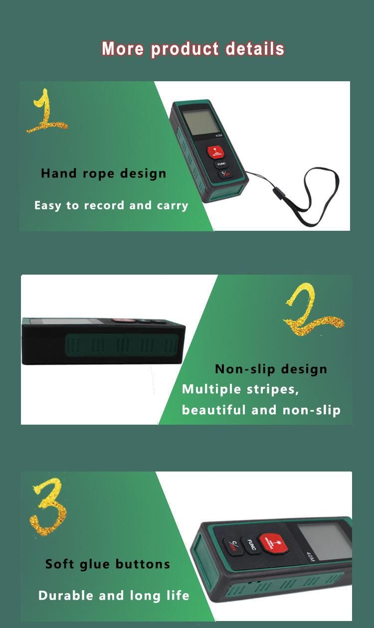 50m New Model Digital Handheld Laser Distance Meter