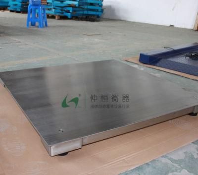 Stainless Steel Lift Floor Scale 1500*1500mm W/O Ramp