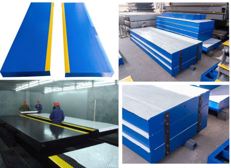 Scs100t 3m Width 18m Length Automatic Weighbridge Unmanned Truck Scale with 10mm Checkered Plate