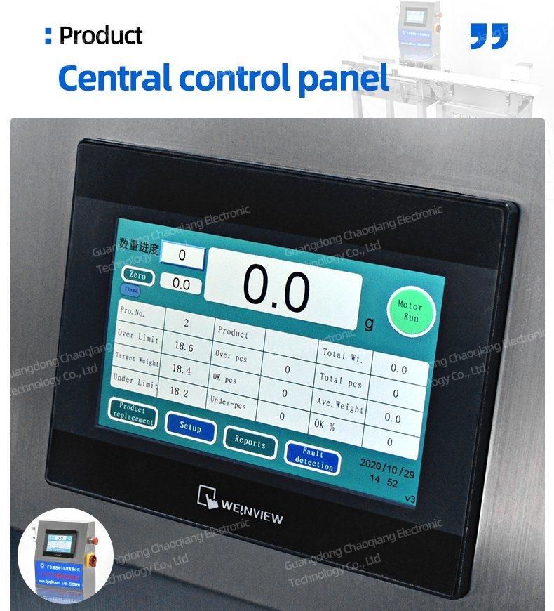 Combined Metal Detector with Check Weigher