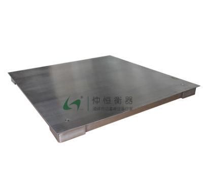 Stainless Steel Lift Floor Scale 1250*1250mm W/O Ramp