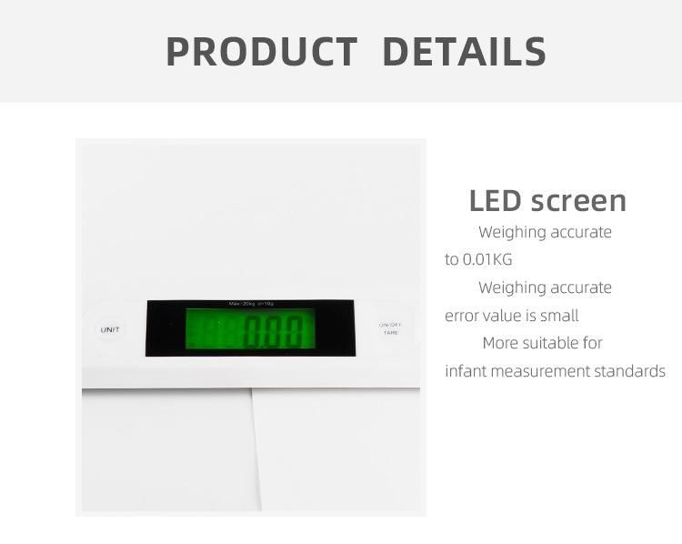 Smart Weigh Comfort Baby Scale 20kg Weight Capacity for Infants, Toddlers, and Babies