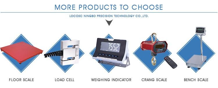 Locosc Heavy Duty 5ton 10ton 15ton Electronic Hooks Crane Scale