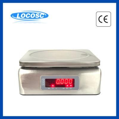 10kg 20kg 30kg LED Display Waterproof Platform Weighing Electronic Digital Scale