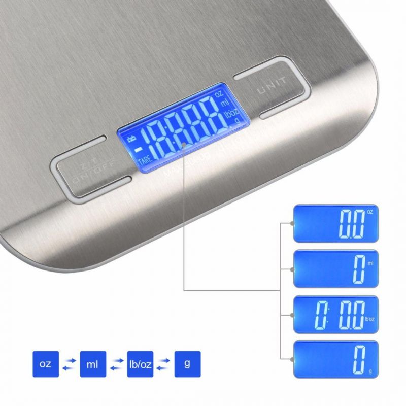 Stainless Steel Waterproof Electronic Scales Kitchen Scale