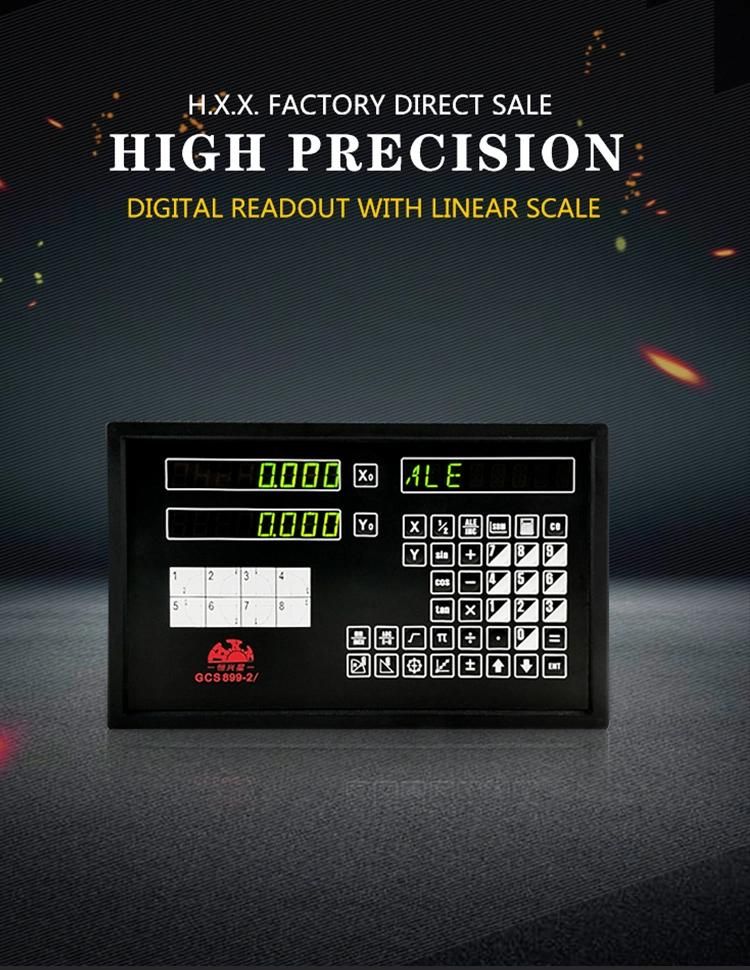 2 Axes LCD Dro Digital Readout for Grinder and Milling Machine