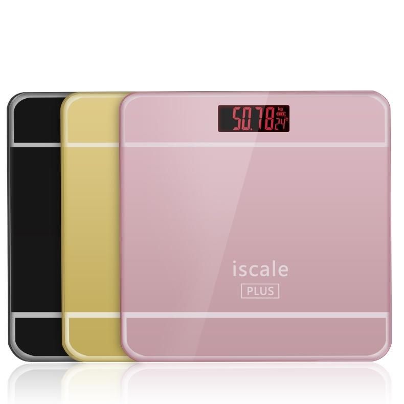 High Quality 180kg 396lb Tempered Glass Personal Digital Bathroom Body Weight Scale