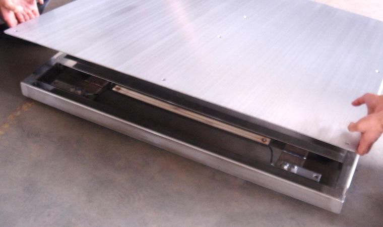 Industrial Weighing 6000lb Floor Scale with Detachable Plate