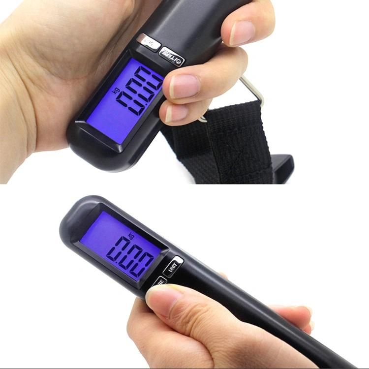 40kg 10g Portable Electronic Travel Hanging Luggage Scale Fishing Weighing Scale