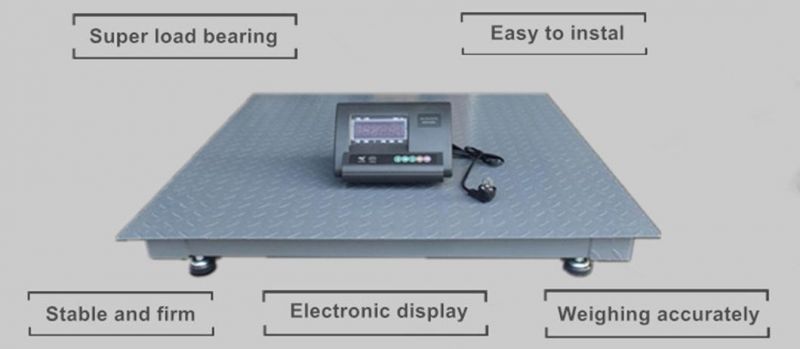 Digital Electronic Weight Platform Weighing Floor Scale 1000kg 3000kg 2t 5ton