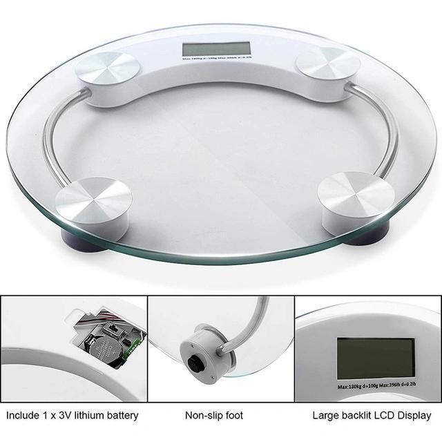 LED Display Bluetooth and APP Function Body Fat Scale for Weighing