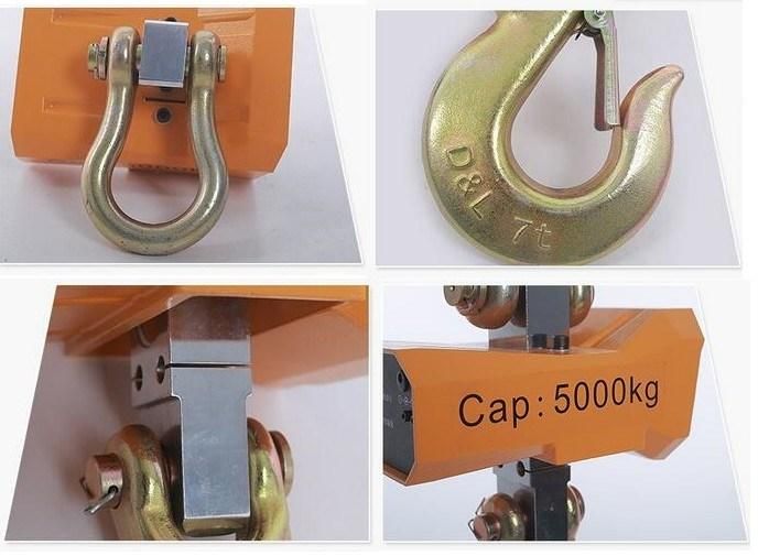 40 3000 Kg 5t Hanging Hook Crane Weighing Scale Digital