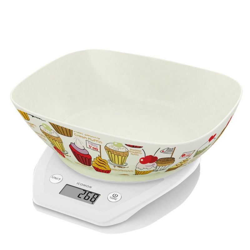 5000g / 1g Digital LCD Bluetooth Electronic Kitchen Scale with Bowl