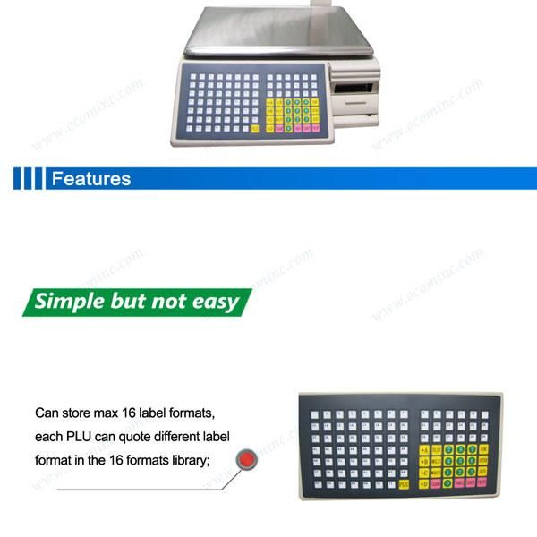 TM-AA-5D 30kg Electronic Weighing Scale for Fruits