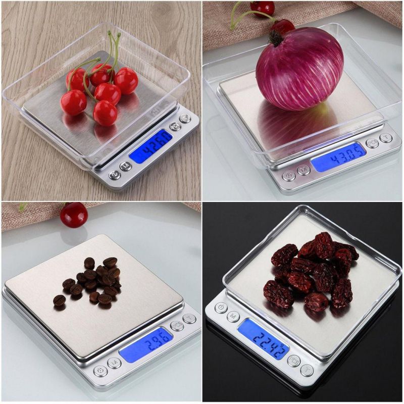 High Precision Stainless Steel Digital Food Scale Jewelry Balance/Digital Pocket Scale Electrical Weighting Scale