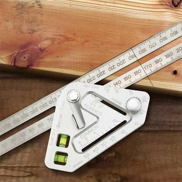 Utility Roof, Ceiling Innovation Woodworking Implement Multifunctional Measuring Tool Angle Ruler Angle Implement Woodworking Implement I251691