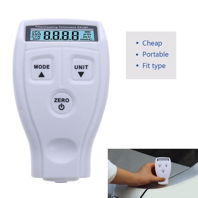 Russian Manual GM200 Paint Thickness Digital Paint Coating Thickness Gauge Car Painting Meter with Original Box