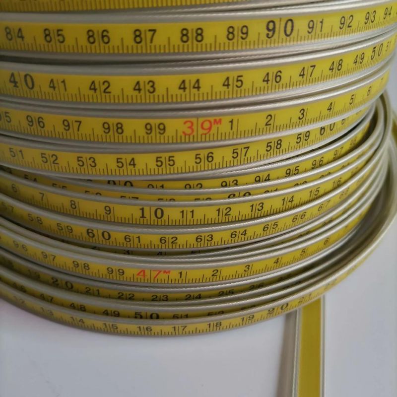 Replacement 100m Steel Ruler Cable Tape with Probe for Water Level Sounders