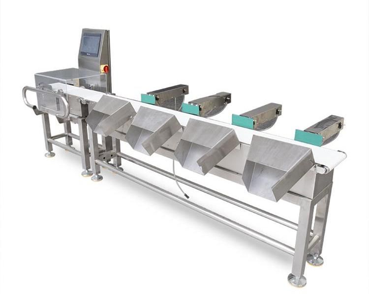 Juzheng 70kg Heavy Pusher Rejecter Checkweigher Machine for Big Cartons Bags Boxes