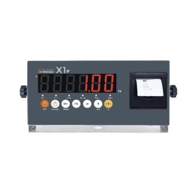 X1p Large LED Stainless Steel Weight Indicator Bulit in Printer