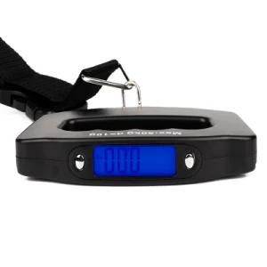 Portable Fish Hook Electronic Weighting Luggage Scales 50kg