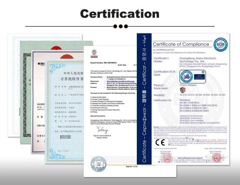 Online Metal Detector with Check Weigher Combo Conveyor Belt Weight Detection Machine Metal Detector Check