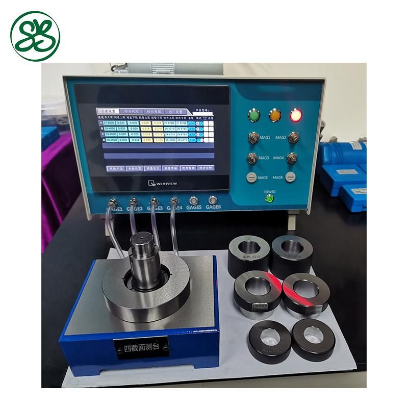 Air Micrometer Measure The Dimensions Work Using Air Flow