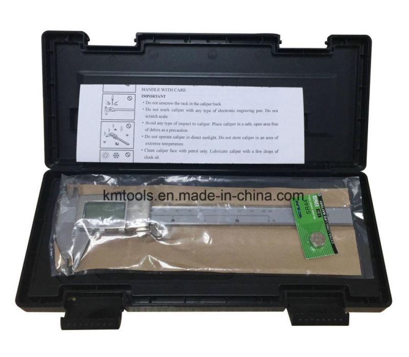 IP67 0-150mm/0-6′′ LCD Display Stainless Steel Digital Caliper